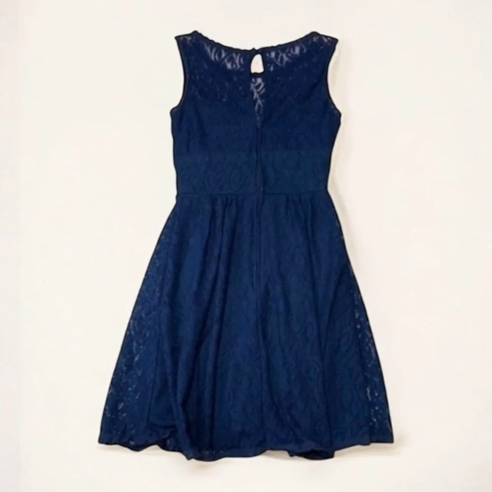 B Darlin Navy Lace Dress Size 1 / 2 B Darlin Navy Lace Dress Size 1 / 2